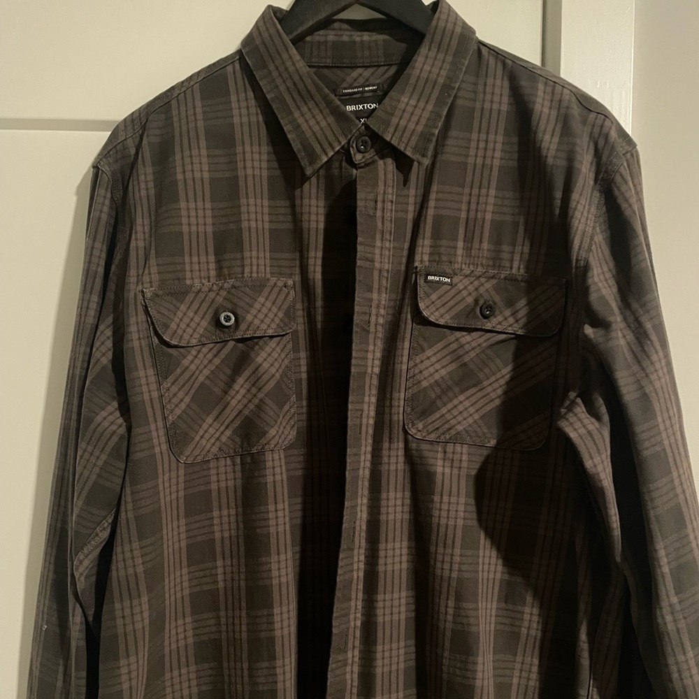 Brixton Flannels and button up size XL